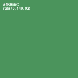 #4B955C - Fruit Salad Color Image