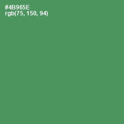 #4B965E - Fruit Salad Color Image