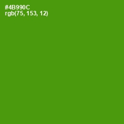 #4B990C - Vida Loca Color Image