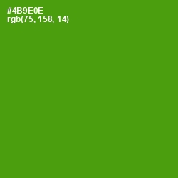 #4B9E0E - Vida Loca Color Image