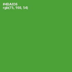 #4BA036 - Apple Color Image