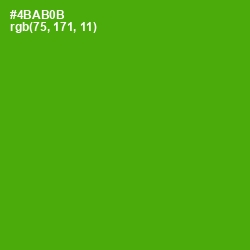 #4BAB0B - Christi Color Image