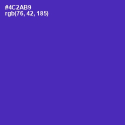 #4C2AB9 - Daisy Bush Color Image