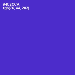 #4C2CCA - Purple Heart Color Image