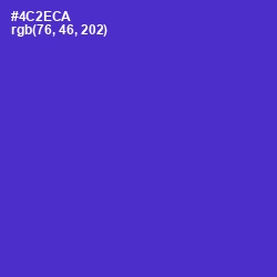 #4C2ECA - Purple Heart Color Image