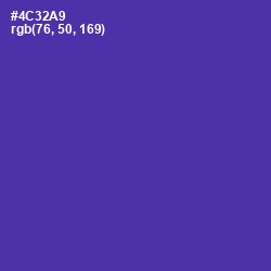 #4C32A9 - Daisy Bush Color Image