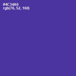 #4C34A0 - Gigas Color Image