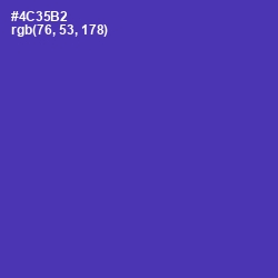 #4C35B2 - Gigas Color Image