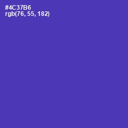 #4C37B6 - Gigas Color Image