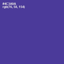 #4C3A9A - Gigas Color Image