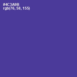 #4C3A9B - Gigas Color Image