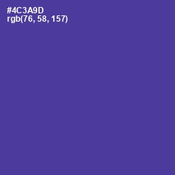 #4C3A9D - Gigas Color Image