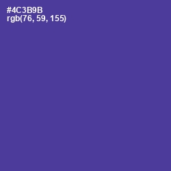 #4C3B9B - Gigas Color Image