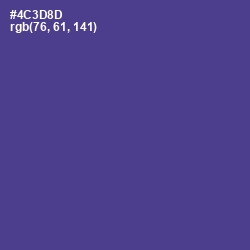 #4C3D8D - Gigas Color Image