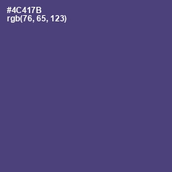 #4C417B - East Bay Color Image