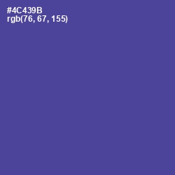 #4C439B - Victoria Color Image