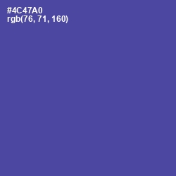 #4C47A0 - Victoria Color Image