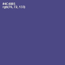 #4C4885 - Victoria Color Image