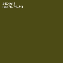 #4C4A15 - Bronzetone Color Image