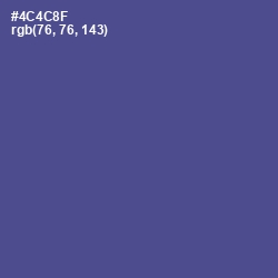 #4C4C8F - Victoria Color Image
