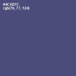#4C4D7C - East Bay Color Image