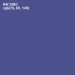#4C508C - Victoria Color Image