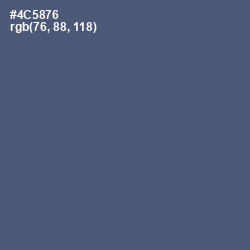 #4C5876 - Comet Color Image