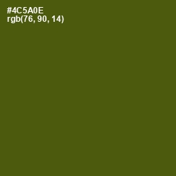 #4C5A0E - Verdun Green Color Image