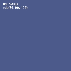 #4C5A8B - Victoria Color Image