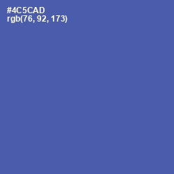#4C5CAD - San Marino Color Image