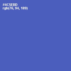 #4C5EBD - San Marino Color Image