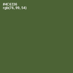 #4C6336 - Chalet Green Color Image