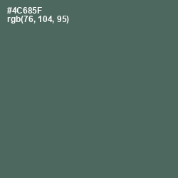 #4C685F - Finlandia Color Image