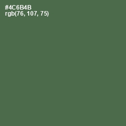 #4C6B4B - Axolotl Color Image