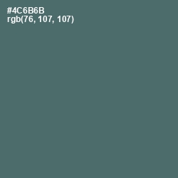 #4C6B6B - Cutty Sark Color Image