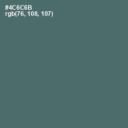 #4C6C6B - Cutty Sark Color Image