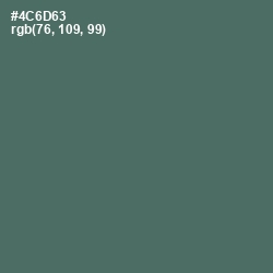 #4C6D63 - Como Color Image