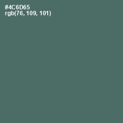 #4C6D65 - Como Color Image