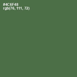 #4C6F48 - Axolotl Color Image