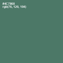 #4C7868 - Como Color Image