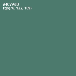 #4C7A6D - Cutty Sark Color Image