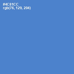 #4C81CC - Havelock Blue Color Image