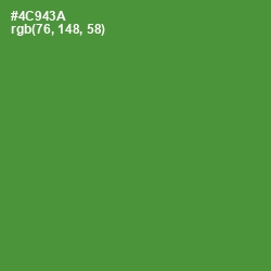 #4C943A - Apple Color Image