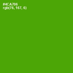 #4CA706 - Christi Color Image