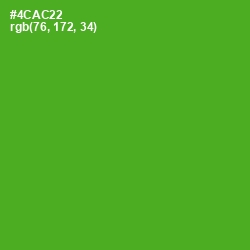 #4CAC22 - Apple Color Image