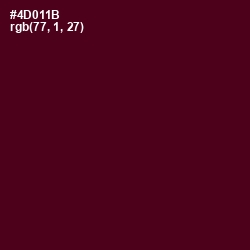 #4D011B - Cab Sav Color Image