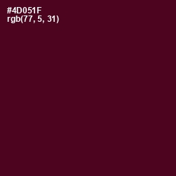 #4D051F - Cab Sav Color Image
