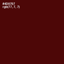 #4D0707 - Mahogany Color Image