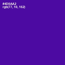 #4D0AA2 - Daisy Bush Color Image