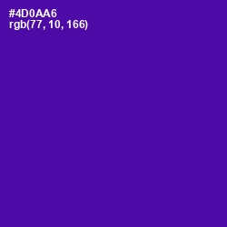 #4D0AA6 - Daisy Bush Color Image